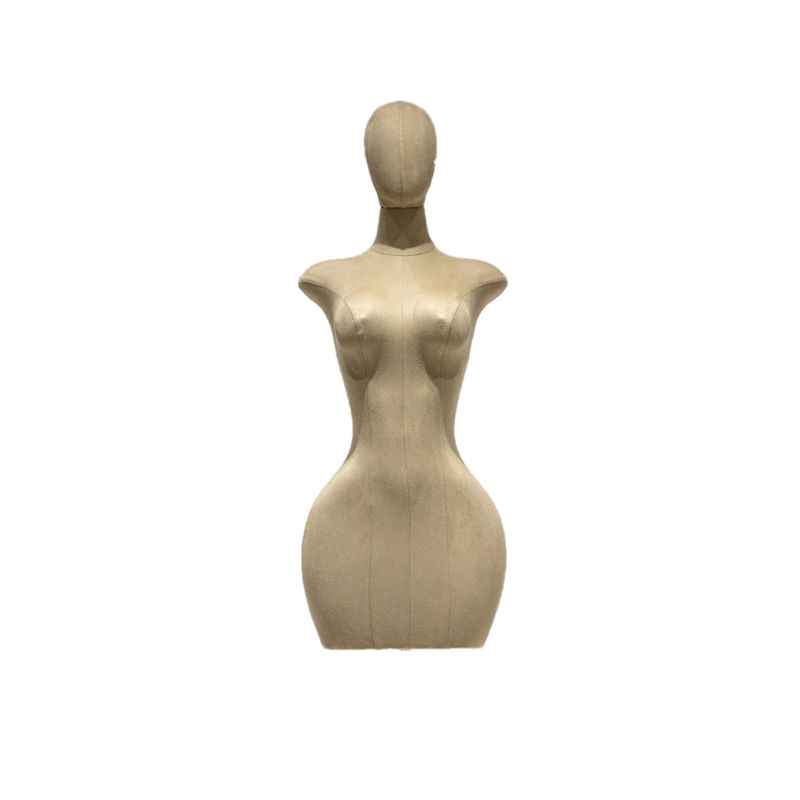 Plump female half body model used for clothing body display with Natural Body Curve for Store Display
