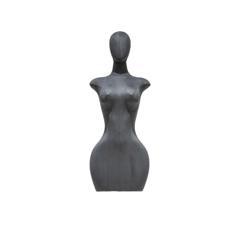 Plump female half body model used for clothing body display with Natural Body Curve for Store Display