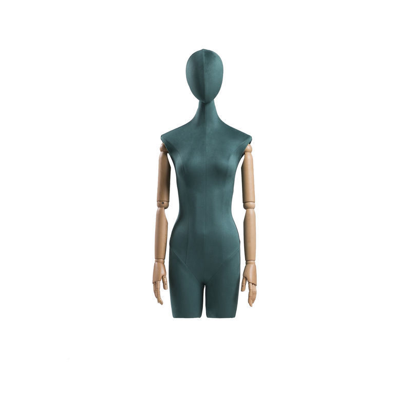 Multi Color Half Body Female Mannequin , 63CM Waist Upright Half Mannequin Stand