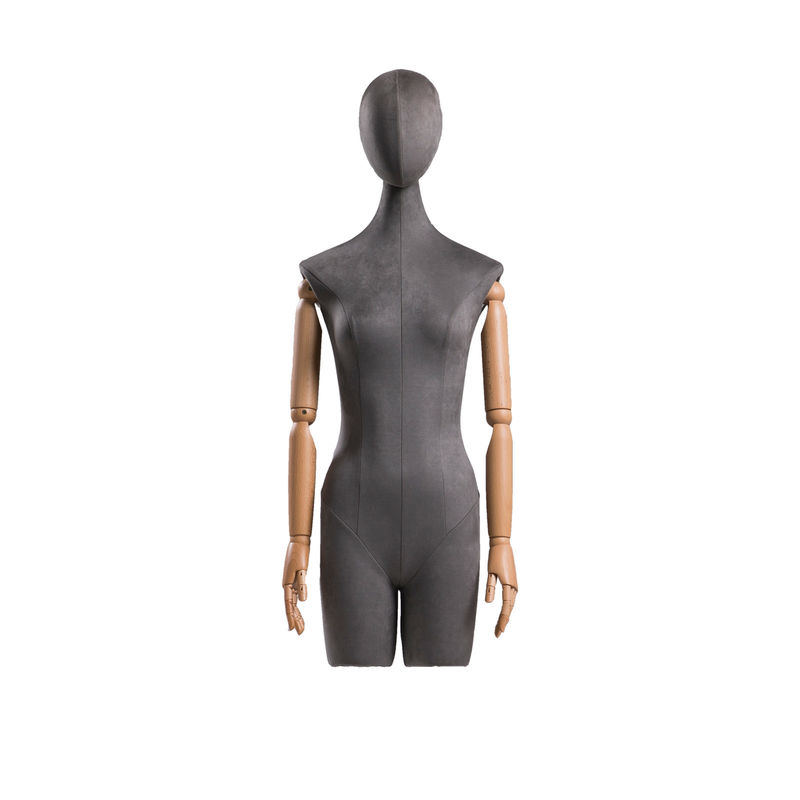 Multi Color Half Body Female Mannequin , 63CM Waist Upright Half Mannequin Stand