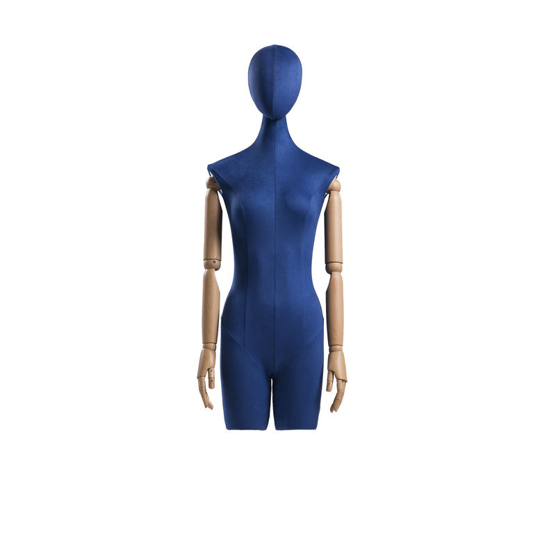 Multi Color Half Body Female Mannequin , 63CM Waist Upright Half Mannequin Stand