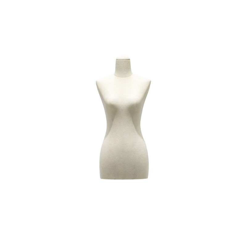 Colored Half Body Female Mannequin , Half Body Manikin Without Head And Arms