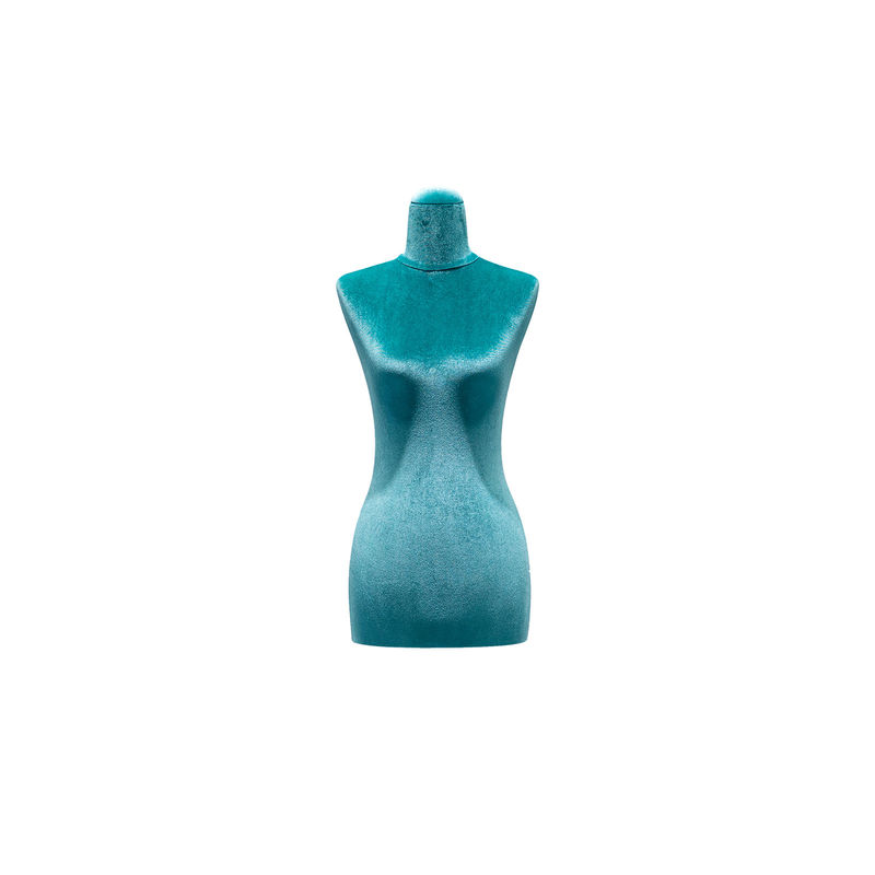 Colored Half Body Female Mannequin , Half Body Manikin Without Head And Arms