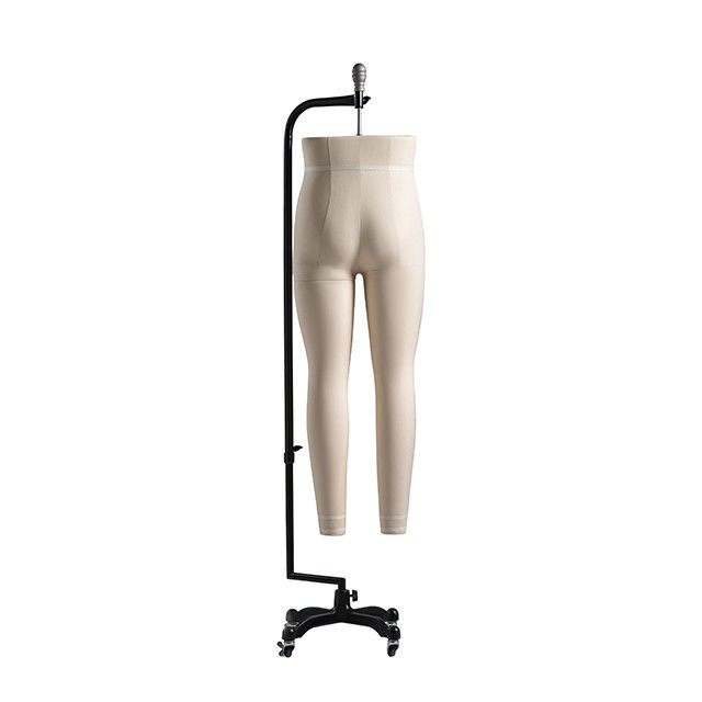 Fiberglass Dress Form Mannequin For Dressmaker Lower Half Body Hanging With Wheels