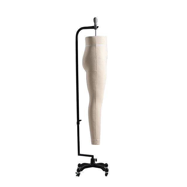 Fiberglass Dress Form Mannequin For Dressmaker Lower Half Body Hanging With Wheels